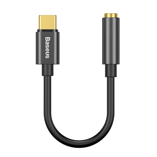 Audio Adapter USB-C - 3.5mm Baseus L54, Black CATL54-01