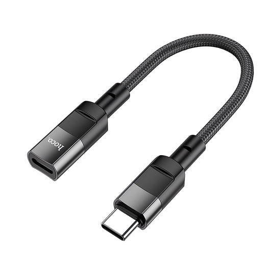 Data and Charging Adapter Lightning - USB-C HOCO U107, 0.1m, Black