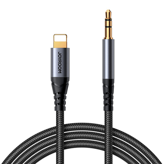 Lightning Audio Cable - 3.5mm Joyroom SY-A06, 1.2m, Black