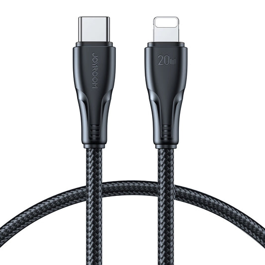 USB-C to Lightning Data and Charging Cable Joyroom S-A11, 20W, 1.2m, Black