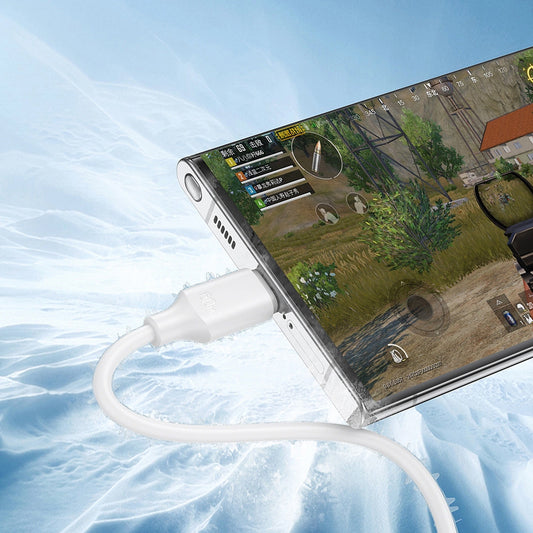 USB-C Data and Charging Cable - USB-C Joyroom S-A9, 60W, 1m, White