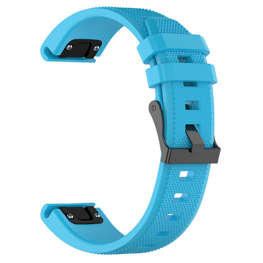 Techsuit W058 Strap for Garmin Watch Fenix Series, 26mm, Blue