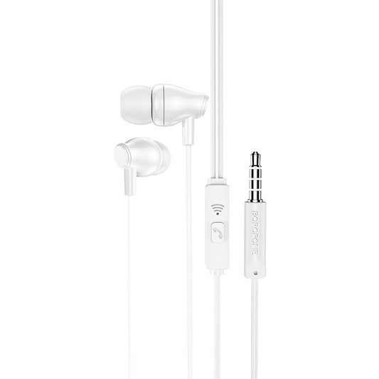 Handsfree 3.5mm Earphone BM61 Wanderer, White