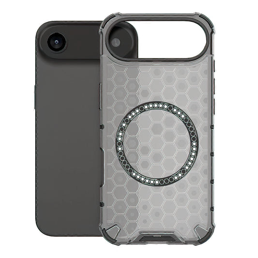 MagSafe Case for Apple iPhone 17 Air, Techsuit, HoneyComb Shield, Black