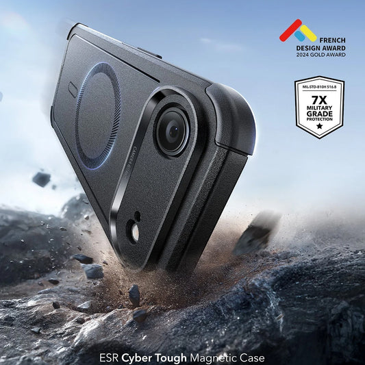 MagSafe Case for Apple iPhone 17 Air, ESR, Cyber, Black