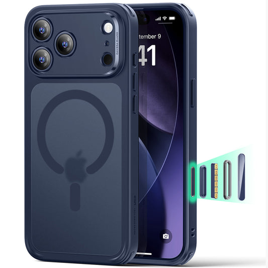 MagSafe Case for Apple iPhone 17 Pro, ESR, Classic Hybrid, Satin Blue