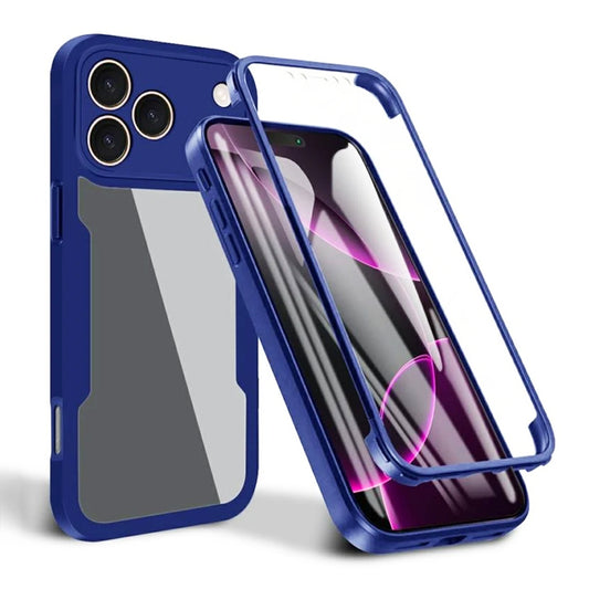 Case for Apple iPhone 17 Pro, Techsuit, ColorVerse 360, Blue