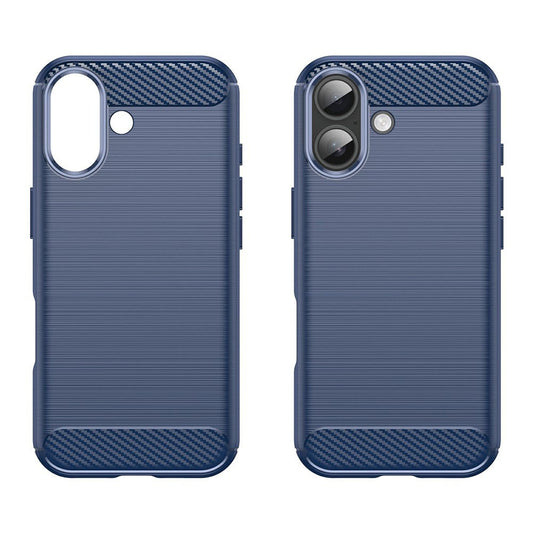 Case for Apple iPhone 17, Techsuit, Carbon, Blue