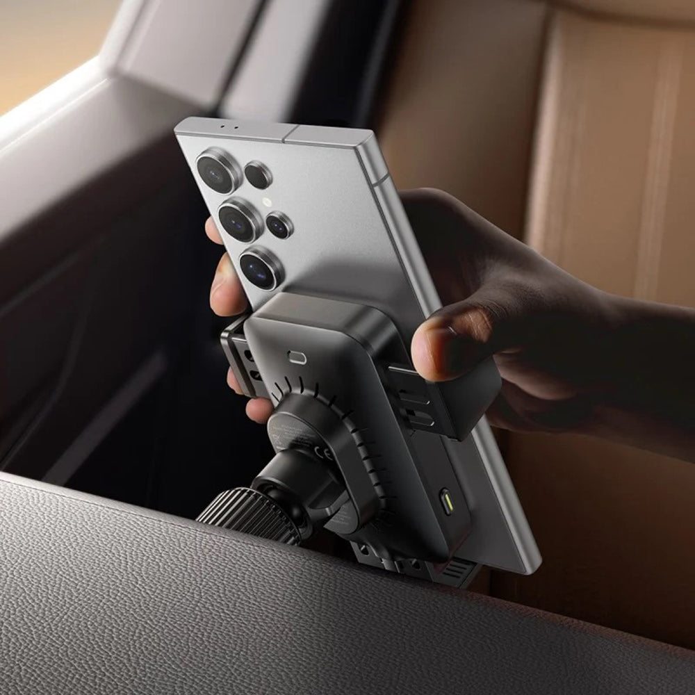 Baseus Wisdom Pro Vent Wireless Car Charger, 15W, 1.67A, Black C40381501123-00