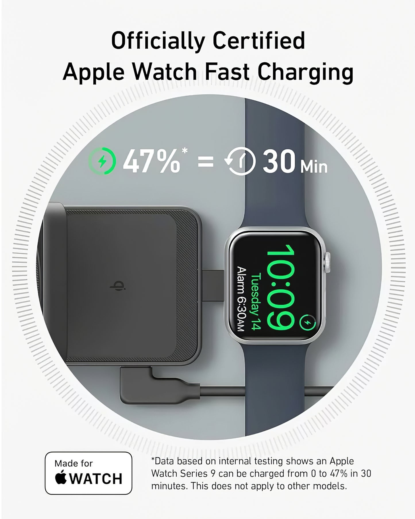 Wireless Network Charger Anker MagGo 3in1, 15W, 1.67A, Black B2557311