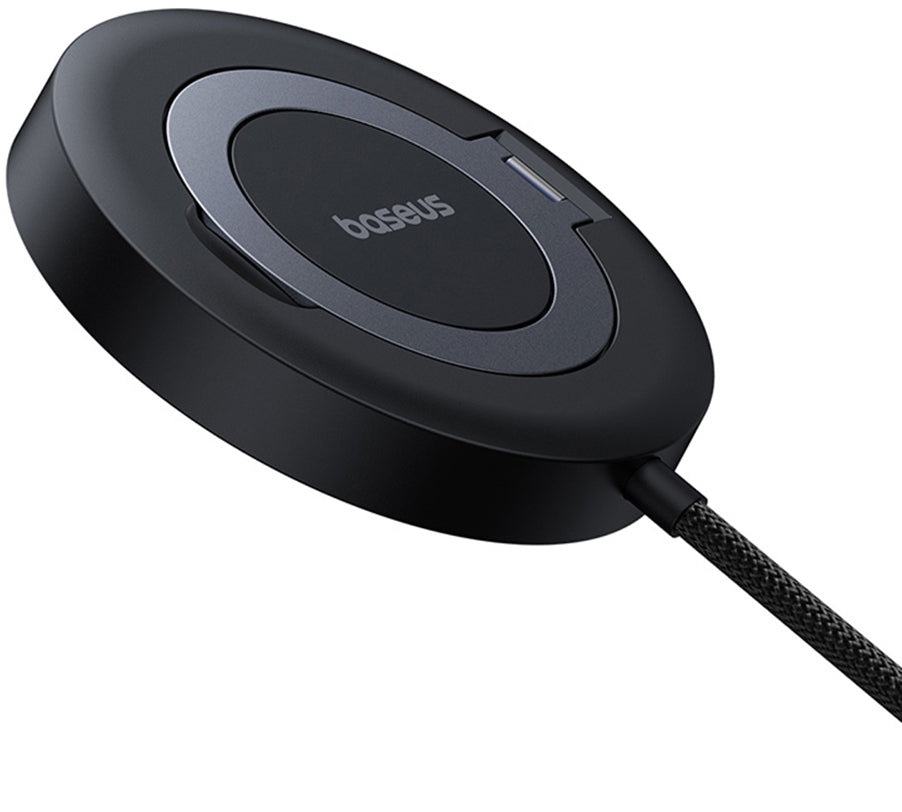 Baseus Simple Mini4 Wireless Network Charger, 15W, 1.67A, Black P10273300121-01