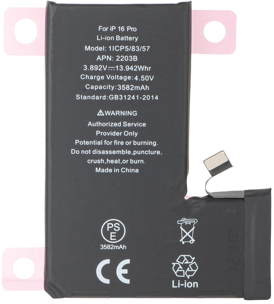 Battery for Apple iPhone 16 Pro
