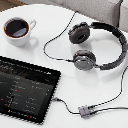 USB-C to 3.5mm / USB-C UGREEN CM231 Audio Adapter, Gray