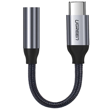 USB-C to 3.5mm Audio Adapter UGREEN AV142, Gray
