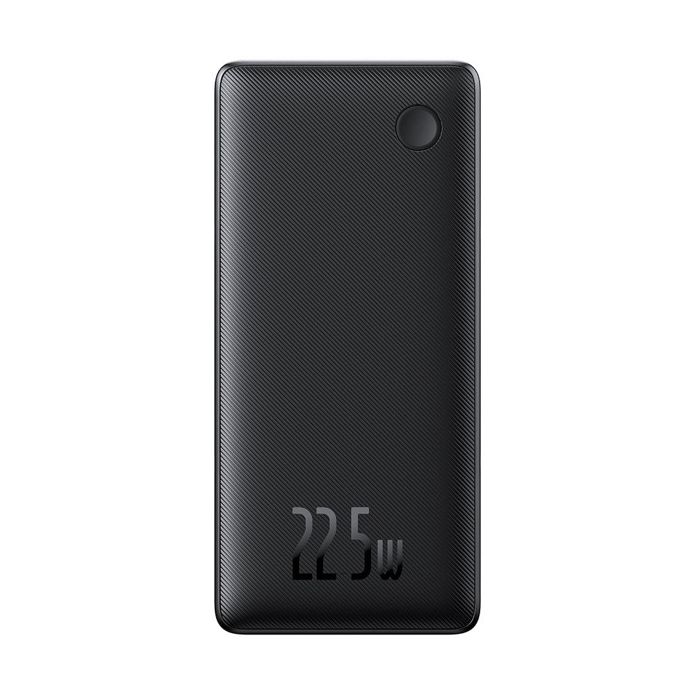 Baseus Airpow Lite External Battery, 10000mAh, 22.5W, QC + PD, 1 x Lightning - 1 x USB-A - 2 x USB-C, Black P10067501123-00
