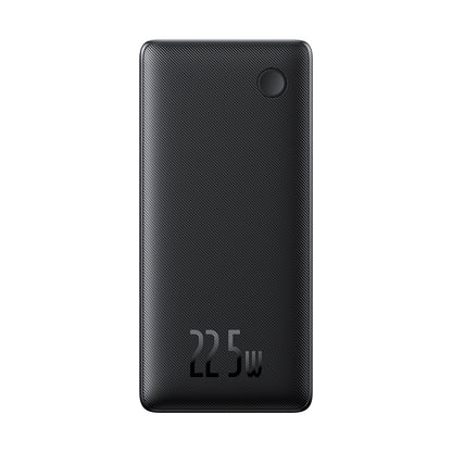 Baseus Airpow Lite External Battery, 10000mAh, 22.5W, QC + PD, 1 x Lightning - 1 x USB-A - 2 x USB-C, Black P10067501123-00
