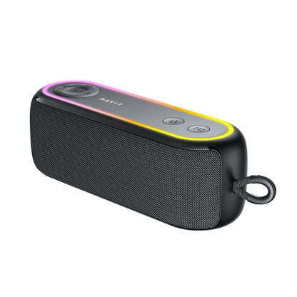 HAVIT SK810BT Portable Bluetooth Speaker, 7W, RGB, Waterproof, Black
