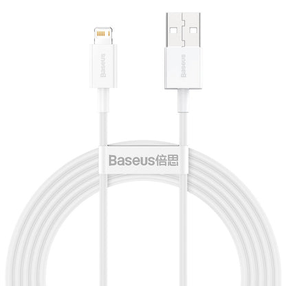Data and Charging Cable USB-A - Lightning Baseus Superior Series, 20W, 2m, White CALYS-C02