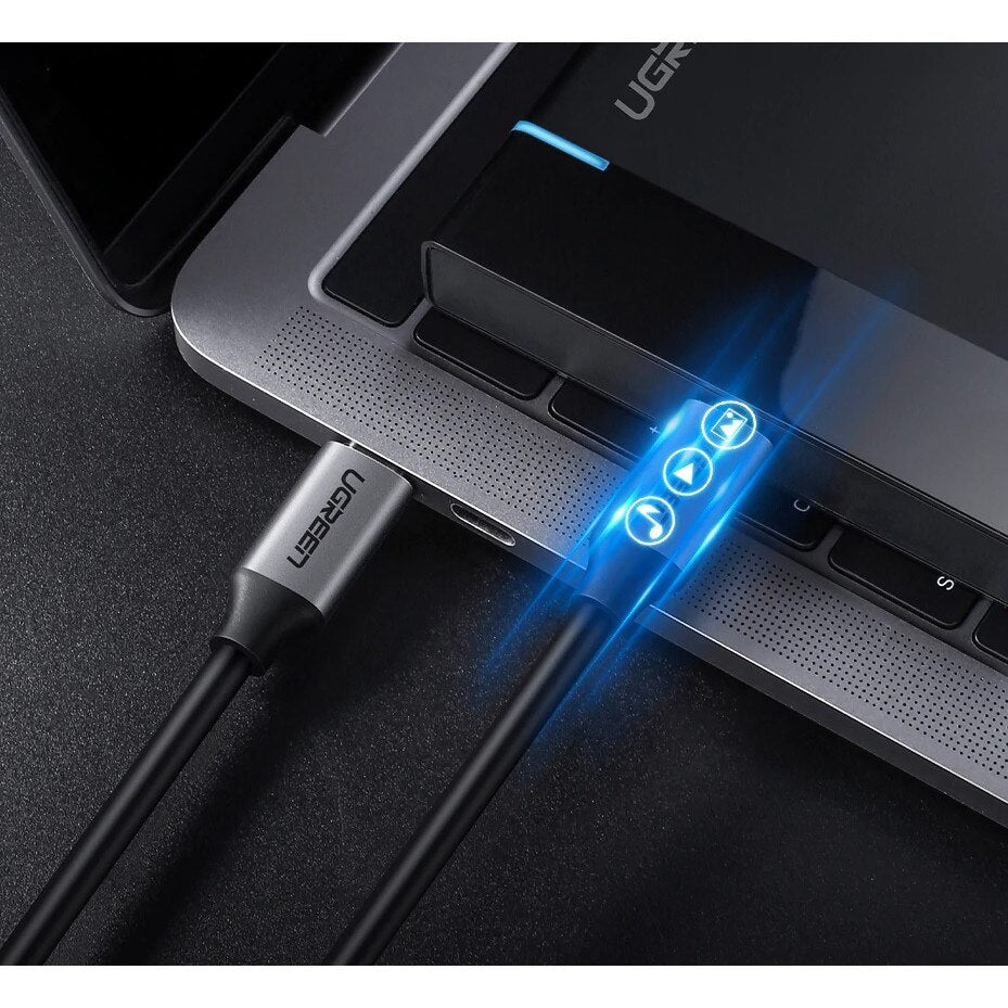 USB-C Data and Charging Cable - USB-C UGREEN USB-C US161, 60W, 1.5m, Grey
