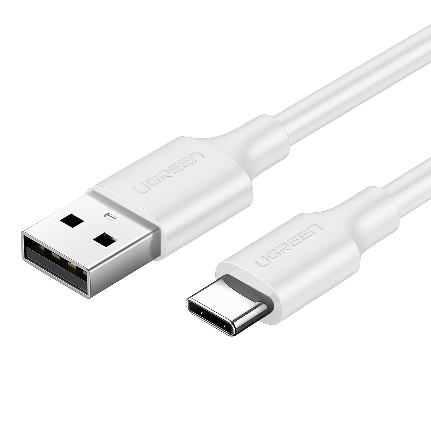 Data and Charging Cable USB-A - USB-C UGREEN US287, 60W, 1m, White