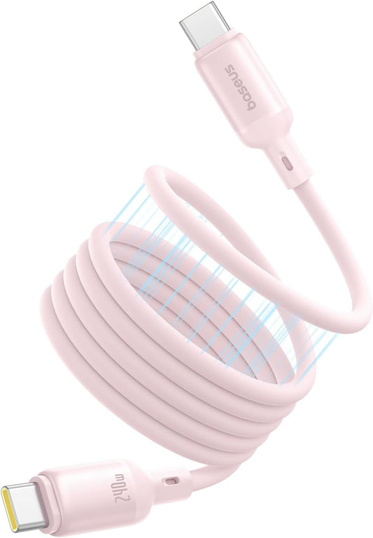 USB-C Data and Charging Cable - USB-C Baseus PicoGo, 240W, 1m, Pink P10376800411-00