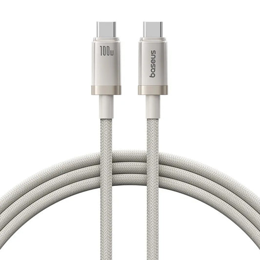 USB-C Data and Charging Cable - USB-C Baseus Titanium, 100W, 1m, Silver P10378100G21-00