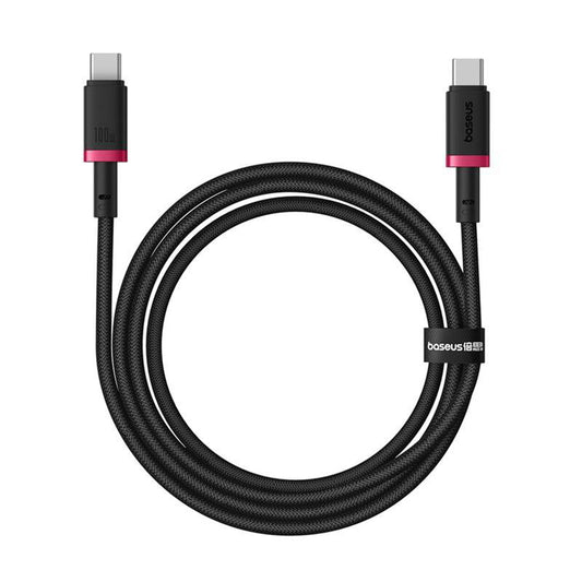 USB-C Data and Charging Cable - USB-C Baseus Dura Series, 100W, 1m, Red P10377803U01-01