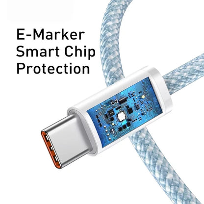 USB-C Data and Charging Cable - USB-C Baseus Dynamic Series, 100W, 1m, Blue CALD000203