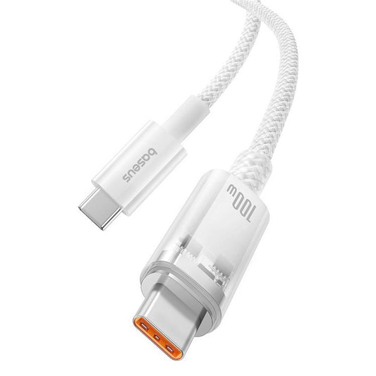 USB-C Data and Charging Cable - USB-C Baseus Explorer, 100W, 2m, White P10319703221-01