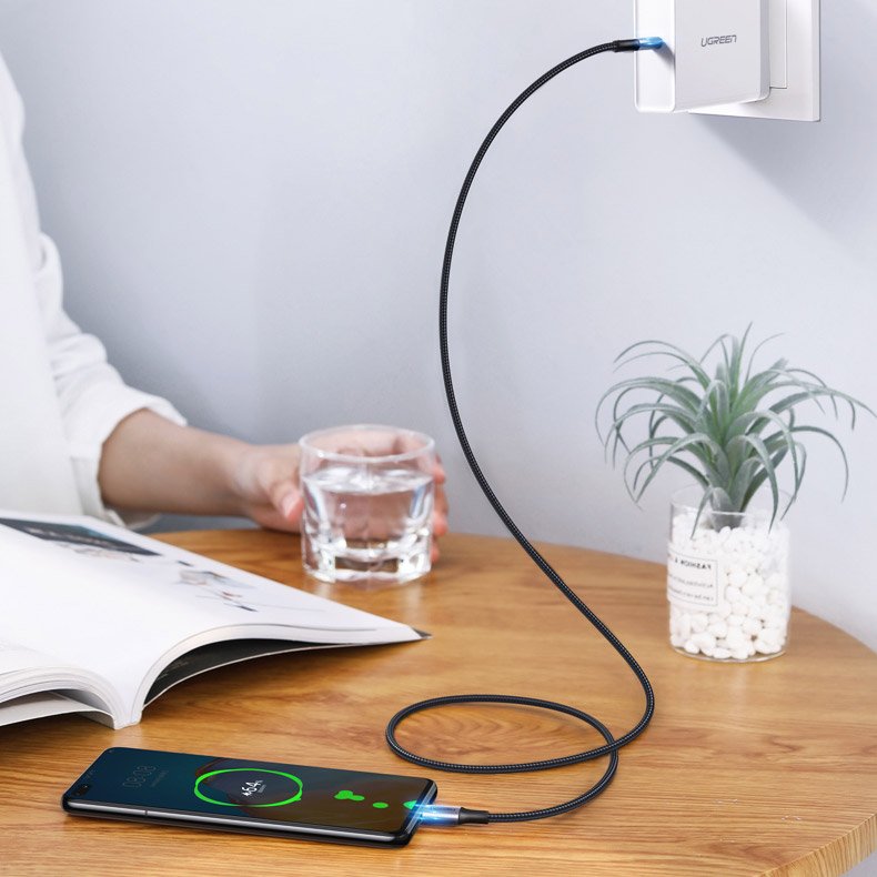 USB-C Data and Charging Cable - USB-C UGREEN US316, 100W, 1m, Grey