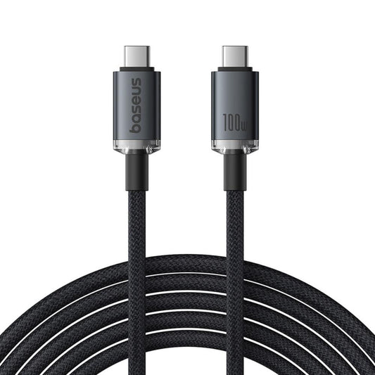 USB-C Data and Charging Cable - USB-C Baseus Crystal Shine Series, 100W, 20Gbps, 1.5m, Black P10318204111-00