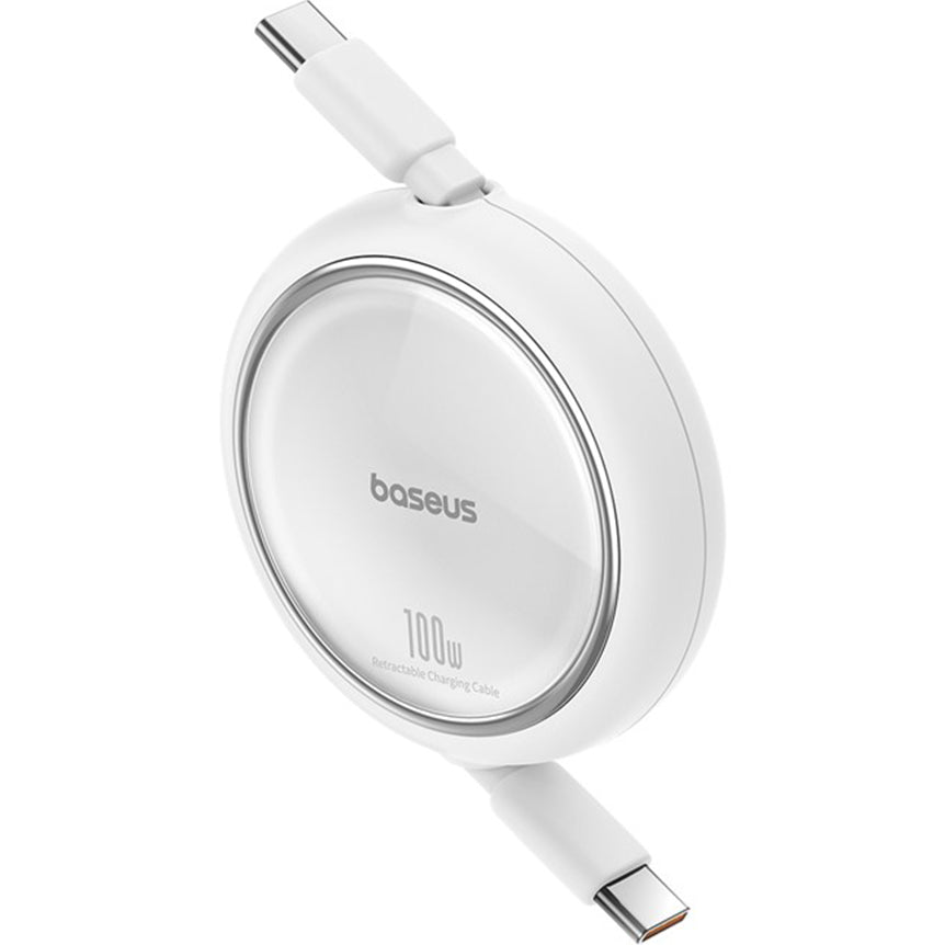 USB-C Data and Charging Cable - USB-C Baseus Free2Draw Mini Retractable, 100W, 1m, White P10364500211-00