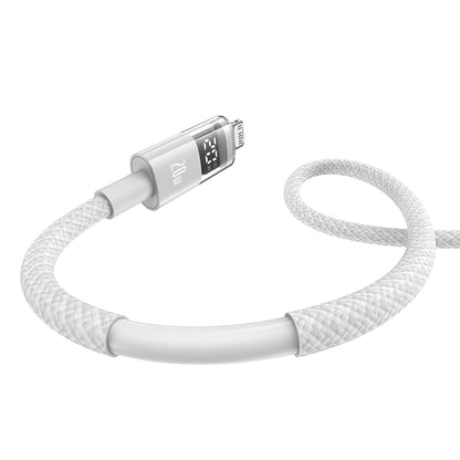 USB-C Data and Charging Cable - USB-C Baseus Display 2, 100W, 2m, White P10382702211-01