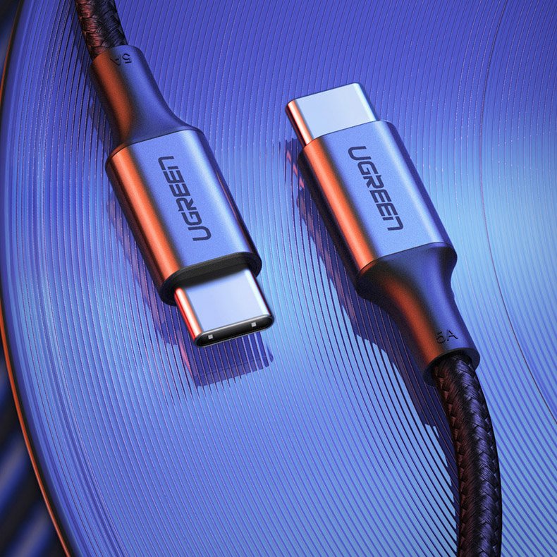 USB-C Data and Charging Cable - USB-C UGREEN US316, 100W, 1m, Grey