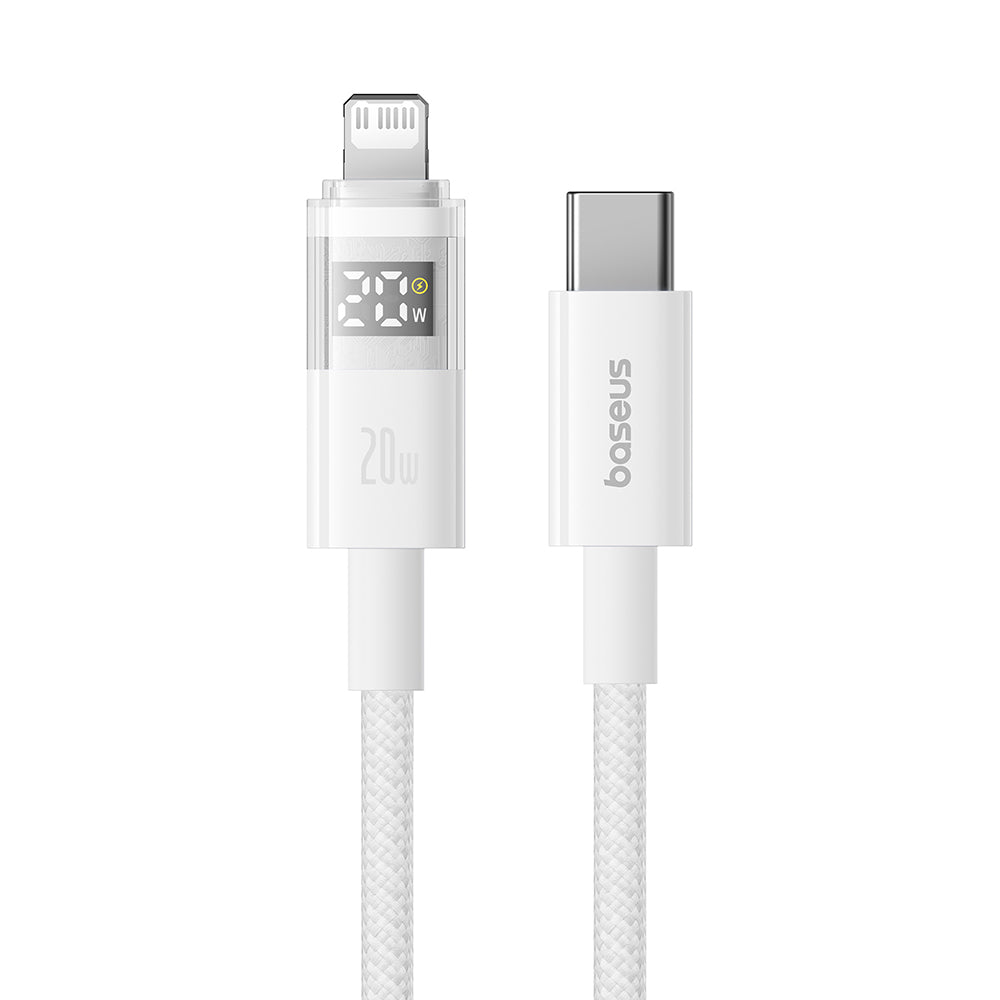 USB-C Data and Charging Cable - USB-C Baseus Display 2, 100W, 2m, White P10382702211-01