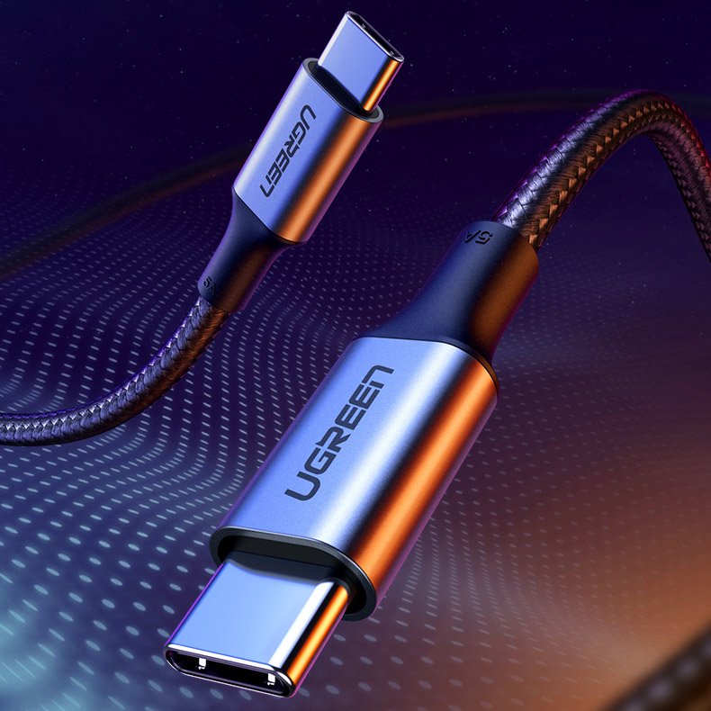 USB-C Data and Charging Cable - USB-C UGREEN US316, 100W, 1m, Grey
