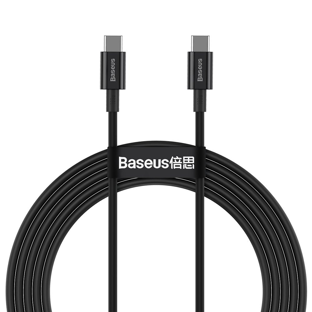 USB-C Data and Charging Cable - USB-C Baseus Superior Series, 100W, 2m, Black CATYS-C01