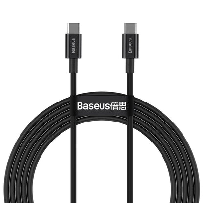 USB-C Data and Charging Cable - USB-C Baseus Superior Series, 100W, 2m, Black CATYS-C01