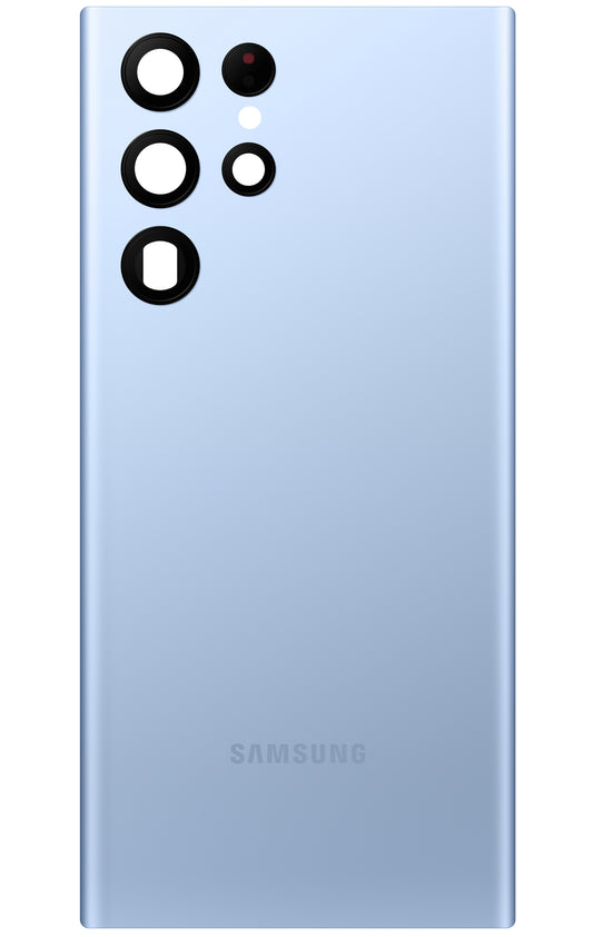 Samsung Galaxy S22 Ultra 5G S908 Battery Cover, Sky Blue (Sky Blue), Service Pack GH82-27457G