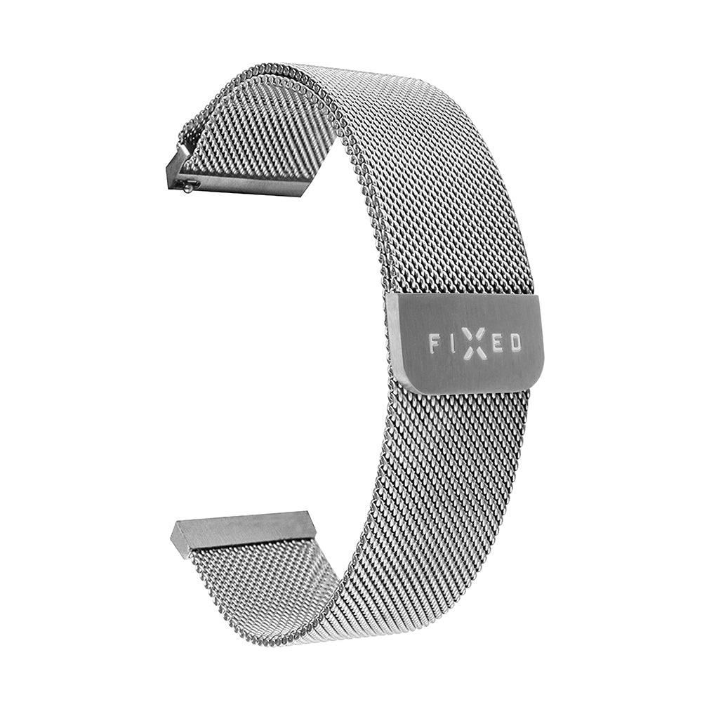 Fixed Mesh Strap for Huawei Watch / Xiaomi Watch Series, 22mm, Silver
