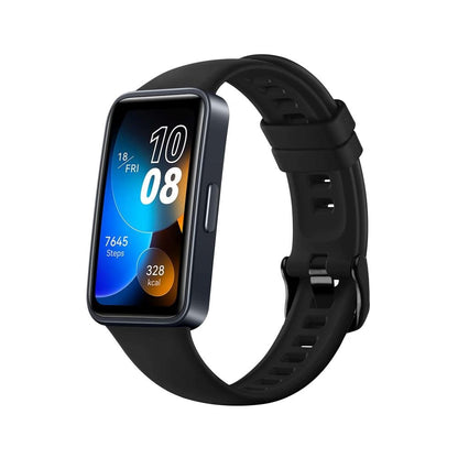 Fixed Silicone Strap for Huawei Band 10 / 9 / 8, Black