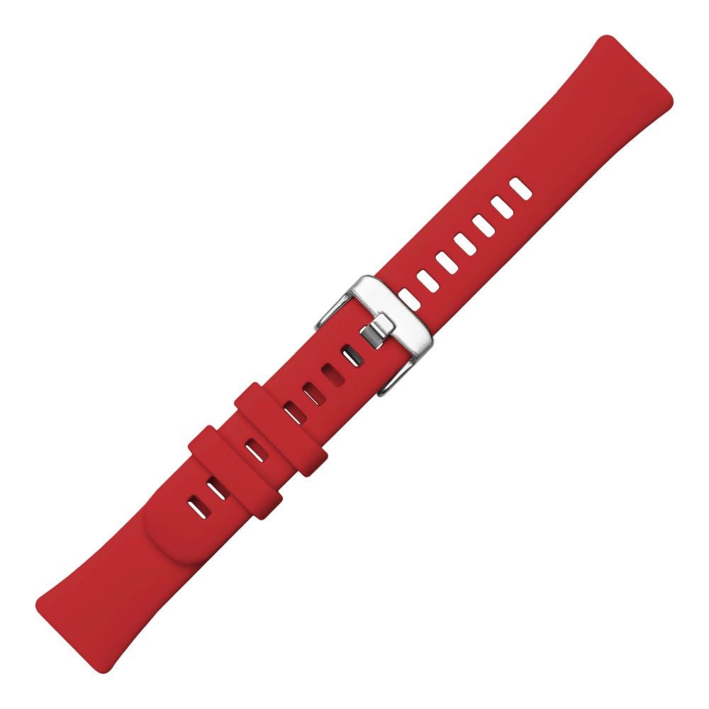 Fixed Silicone Strap for Huawei Band 10 / 9 / 8, Red
