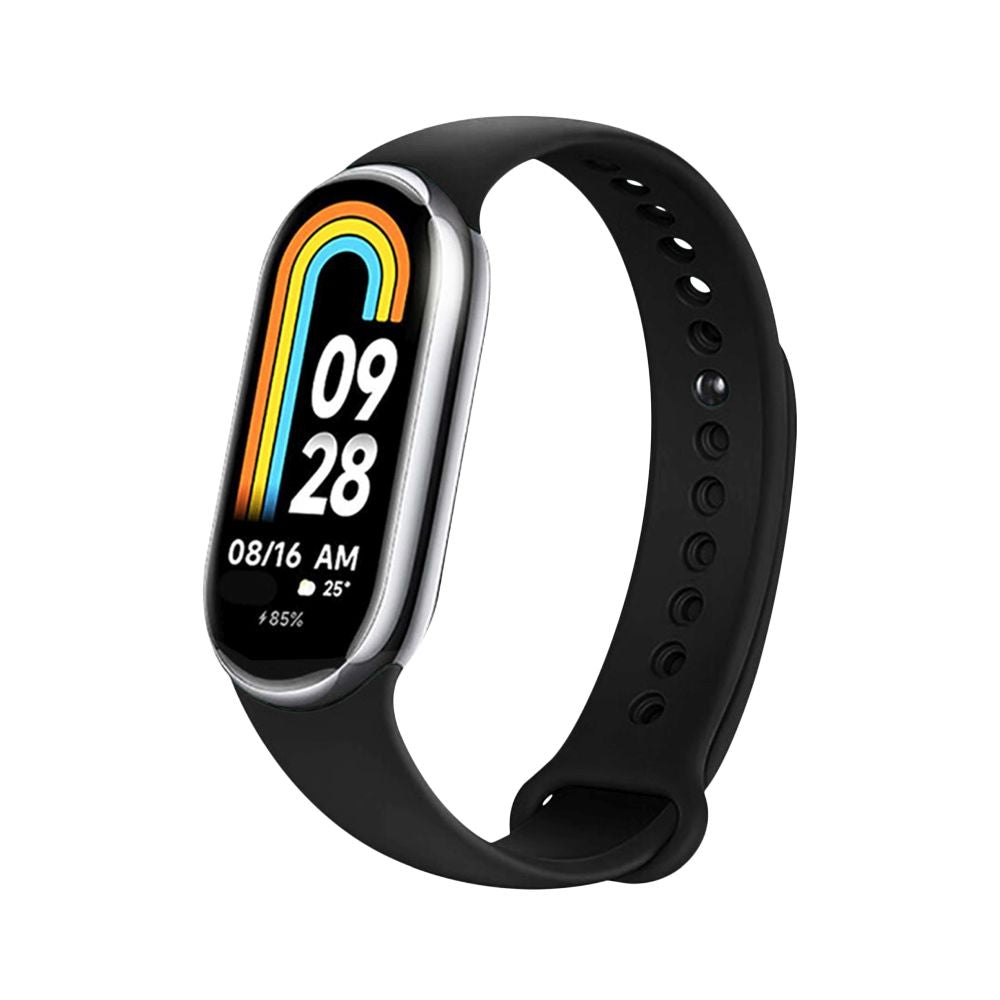 Fixed Silicone Strap for Xiaomi Smart Band 9 / 8, Black