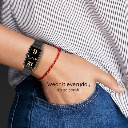 Techsuit W012 Strap for Garmin Watch Fenix Series, 26mm, Black