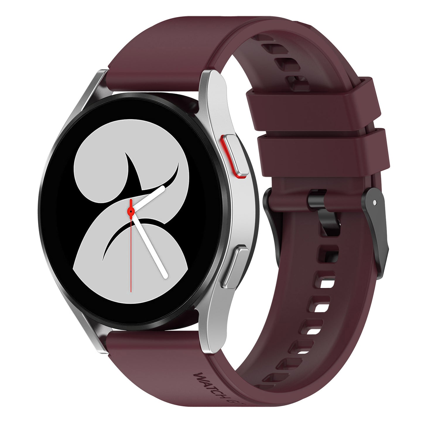 Techsuit W026 Strap for Samsung Galaxy Watch / Huawei Watch Series, 20mm, Burgundy