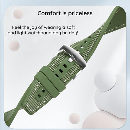 Techsuit W051 Strap for Apple Watch 42mm / 41mm / 40mm / 38mm Series, Green