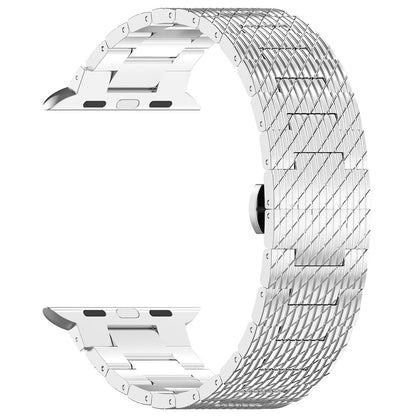 Techsuit W052 Strap for Apple Watch 49mm / 46mm / 45mm / 44mm / 42mm Series, Silver