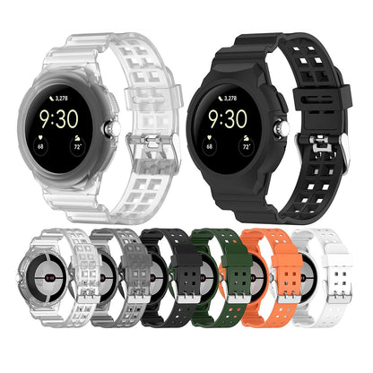 Techsuit W065 Strap for Google Pixel Watch 3 41mm / Watch 2 / Watch, Orange