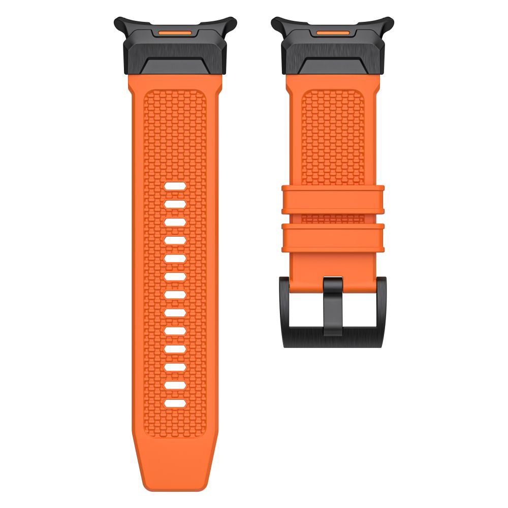 Techsuit W068 Strap for Samsung Galaxy Watch Ultra, Black Orange