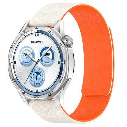 Techsuit W074 Strap for Huawei Watch / Garmin Watch Series, 18mm, Beige Orange